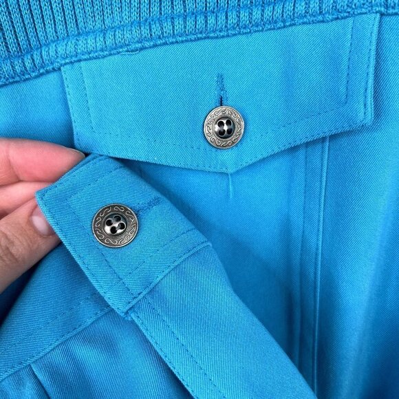 Allison Daley Y2K blue zip up size 10 - Picture 6 of 7
